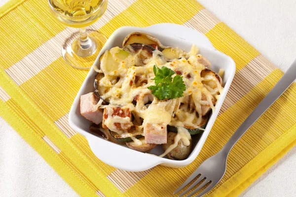 Pork and potato casserole — Stock Photo, Image