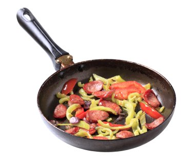 stir fry hazırlanıyor