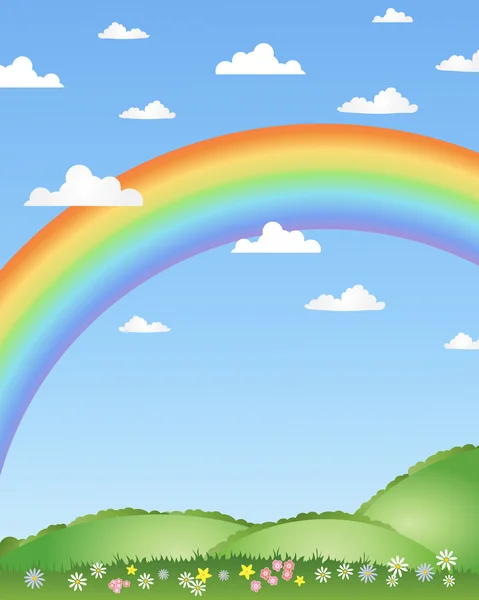 Rainbow background — Stok Vektör