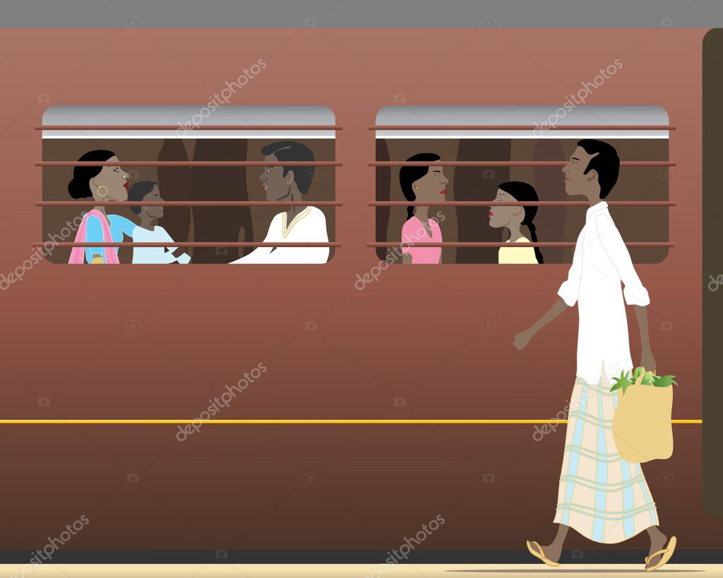 Indian train Stock Vector Image by ©emjaysmith #5558078