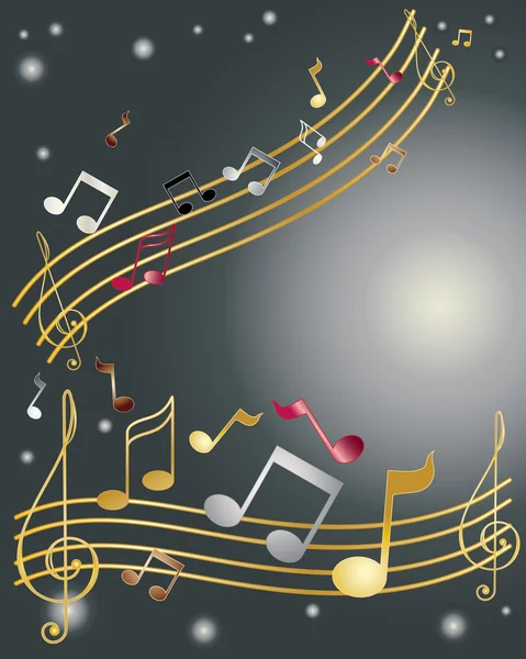 stock vector Musical notes