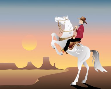 Wild west hero clipart