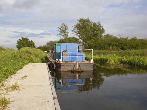 Canal dredger — Stock Photo, Image