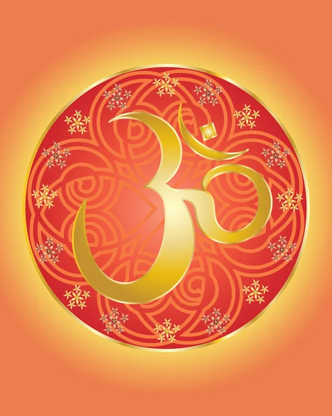 stock vector Hindu om symbol