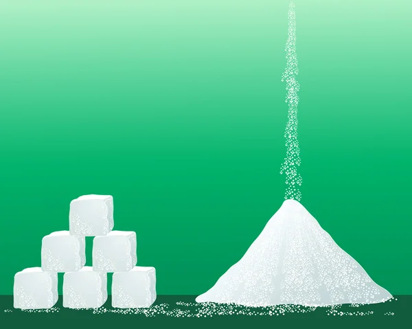 Гранулы сахара — стоковый вектор