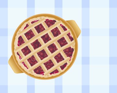 Cherry pie clipart