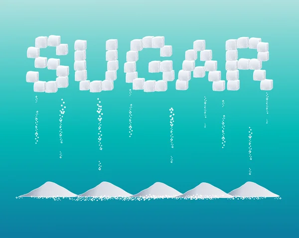 Diseño de azúcar — Vector de stock