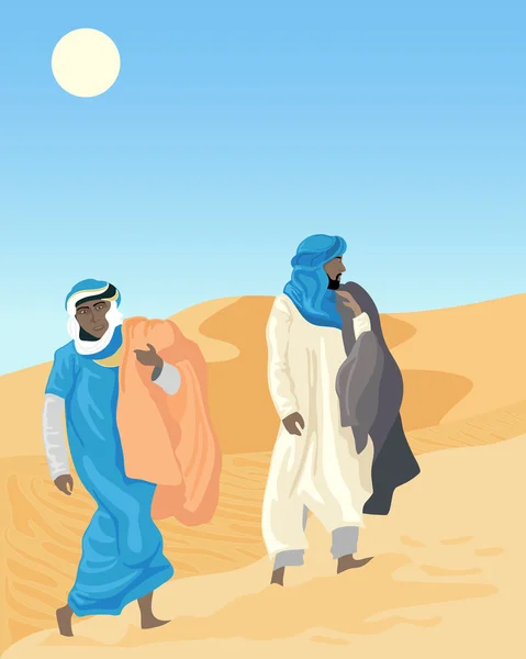 Beduino — Vettoriale Stock