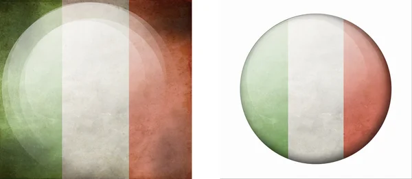 Grunge bayrak-İtalya — Stok fotoğraf