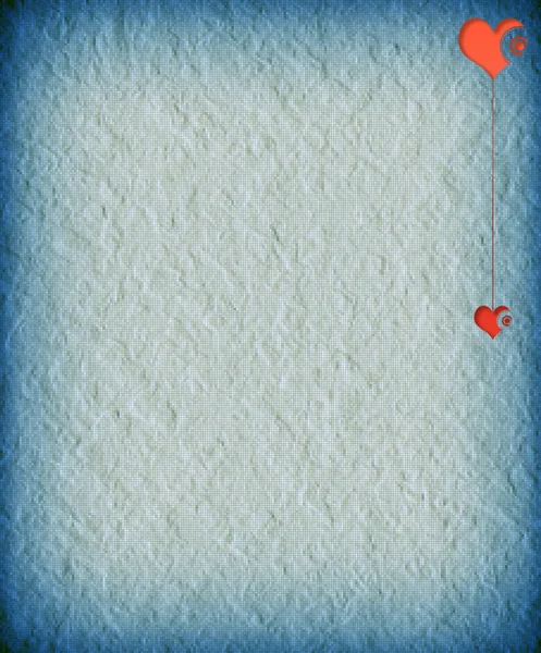 Текстурная старая бумага для сердца — стоковое фото