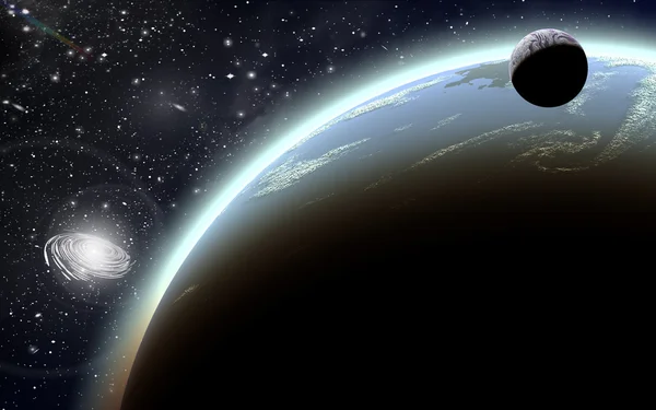 Planet i rymden — Stockfoto