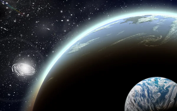 Bolygó a világűrben — Stock Fotó