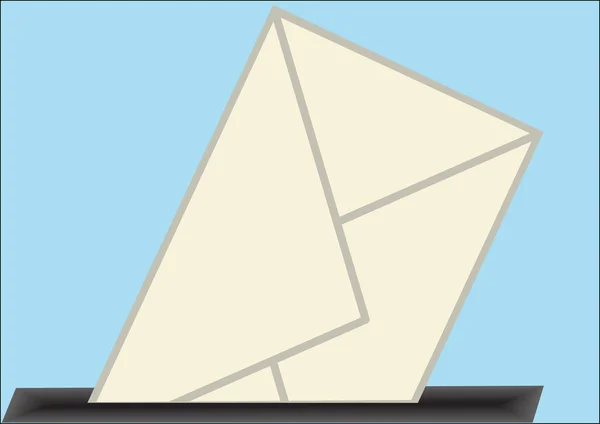 Vector a post envelope — Stock Vector