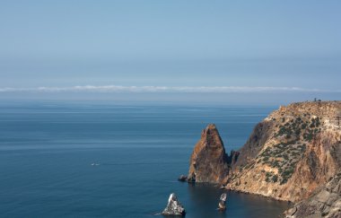 Fotoğraf cape Karadeniz kıyısında