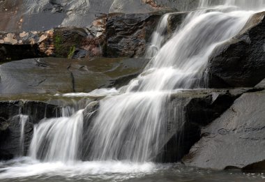 Waterfall in Rock Glen clipart