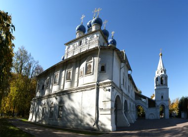 Moscow, Russia, Kolomenskoye. Church of Our Lady of Kazan (1660s). clipart