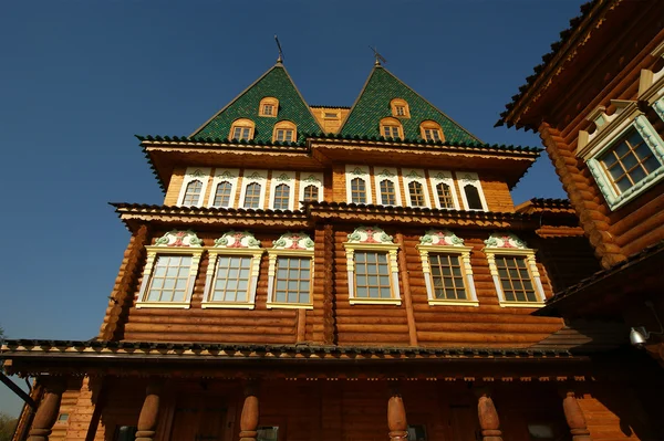 Palácio de madeira em Kolomenskoe. Moscou, Rússia — Fotografia de Stock