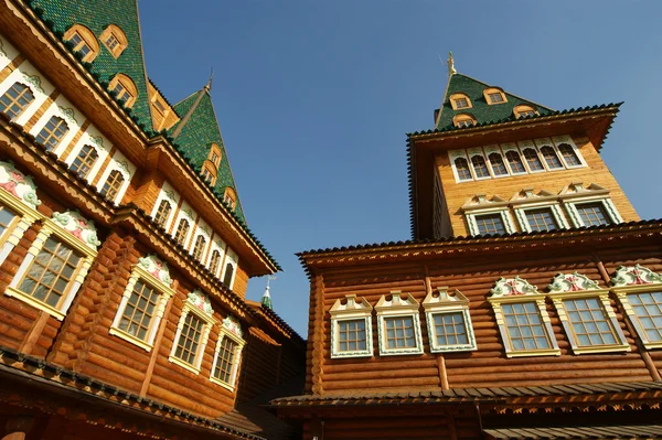 Palacio de madera en Kolomenskoe. Moscú, Rusia —  Fotos de Stock