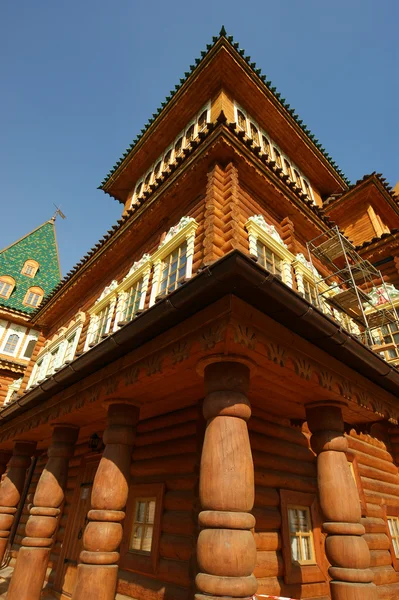 Wooden palace in Kolomenskoe. Moscow, Russia — Stock Photo, Image