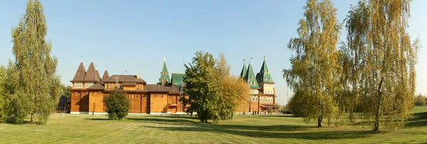 Wooden palace in Kolomenskoe. Moscow, Russia — Stock Photo, Image