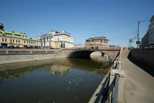 Russia, Moscow Center, view on the drain channel