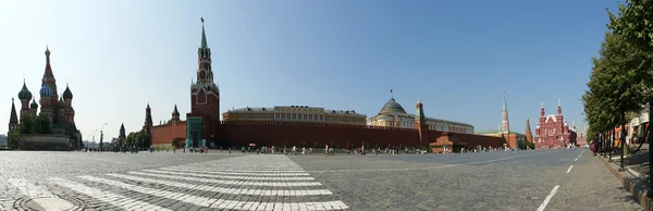 Κόκκινη πλατεία σε μια καλοκαιρινή μέρα, Μόσχα, Ρωσία — Φωτογραφία Αρχείου