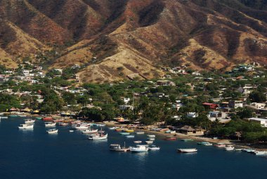 Beach of Taganga, Colombia clipart