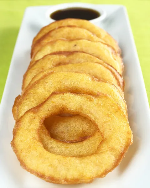 Peruaanse dessert genaamd picarones — Stockfoto