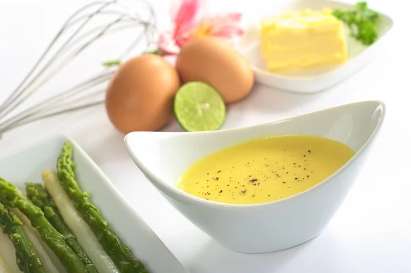 Hollandaise Sauce with Pepper — Stock Photo, Image