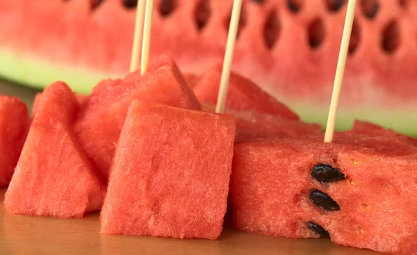 Wassermelonenstücke — Stockfoto