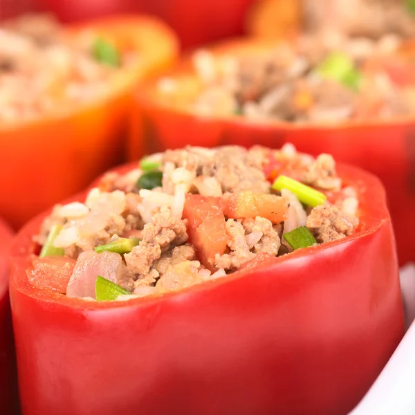 Stuffed Red Bell Pepper — Stock Photo, Image