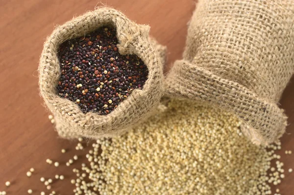 Rauwe witte quinoa korrels — Stockfoto