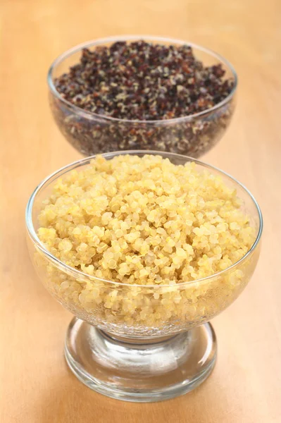 Stock image Cooked White and Red Quinoa