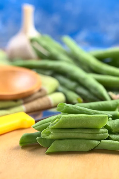Raw Green Beans — Stock Photo, Image