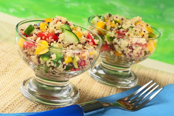 Vejetaryen quinoa salata — Stok fotoğraf