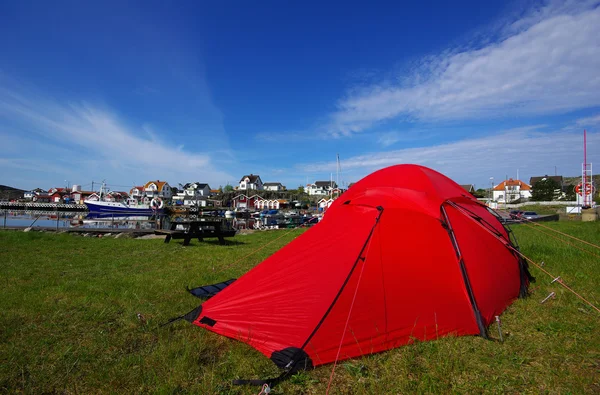 Camping on Hyppeln, Sweden — Stock Photo, Image