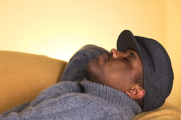 stock image Portrait of a Sleeping Young Man