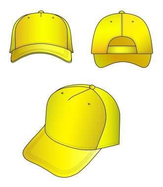 Yellow cap clipart