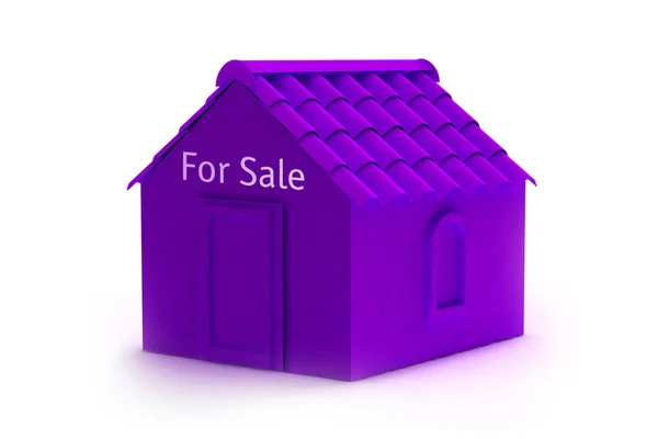 3D house for sale — Stock Photo, Image