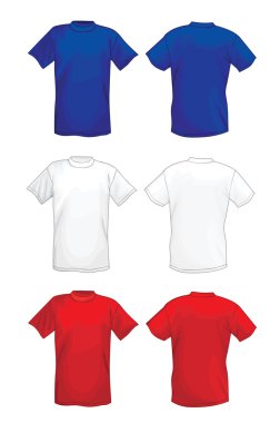 T-shirt design templates clipart