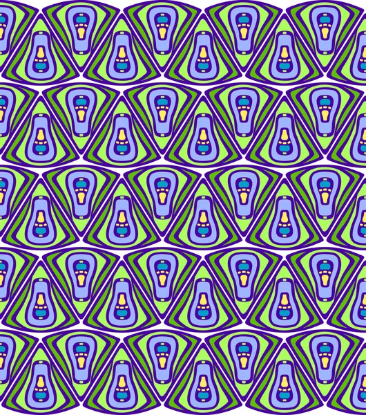 Στολίδι με στρογγυλεμένες τρίγωνα — Διανυσματικό Αρχείο