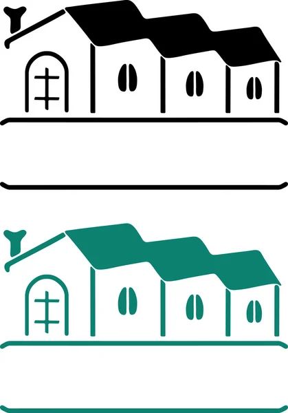 Logo della casa — Vettoriale Stock