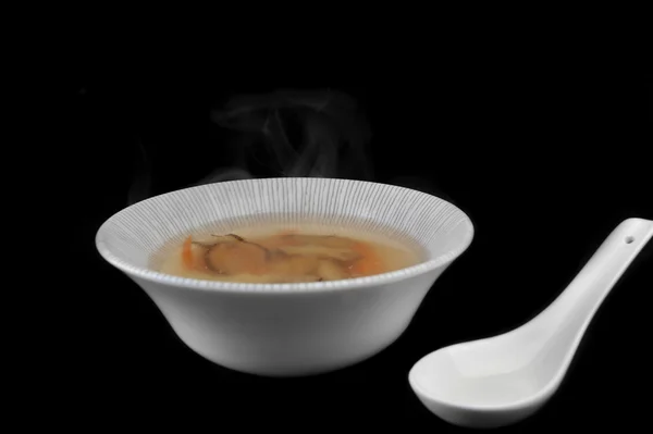 Bowl with soup — Stock Photo, Image