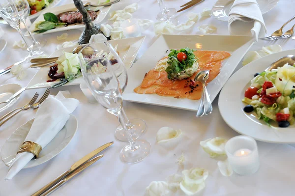 Obiad ślub — Zdjęcie stockowe