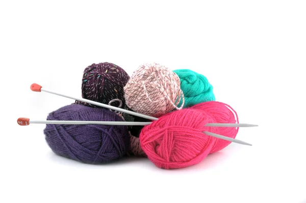 Fios para tricotar — Fotografia de Stock