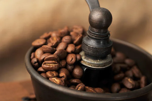Handmatige koffiemolen — Stockfoto