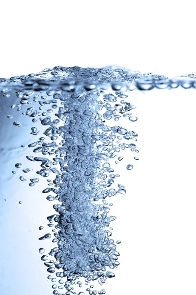Пузыри и вода — стоковое фото
