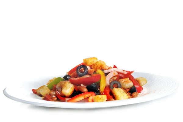 Salad on plate — Stock Photo, Image