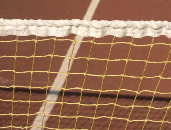 Primo piano della rete da tennis — Foto Stock