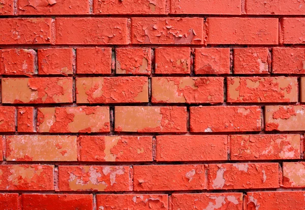 Retro bed brick wall bad pained — Stock Photo, Image